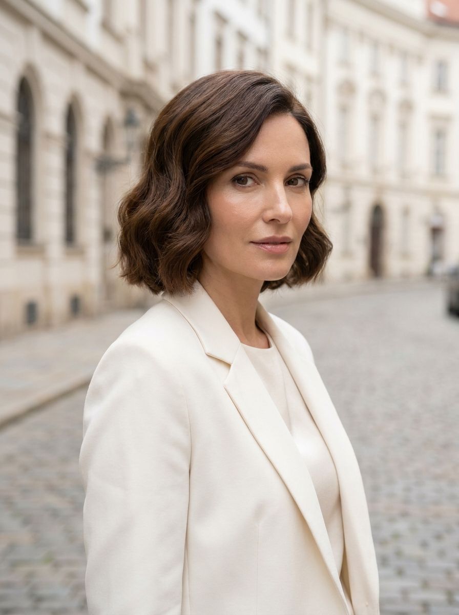 Weicher Bob mit Wellen - Standesamt Frisuren